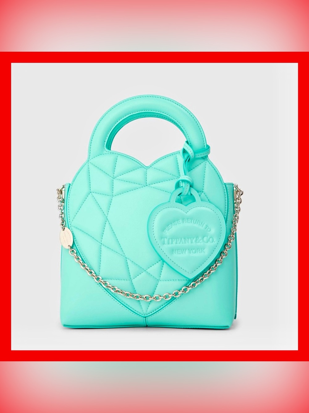Tiffany & Co. Return to Tiffany New York Mini Padded Tote Bag Tiffany Blue